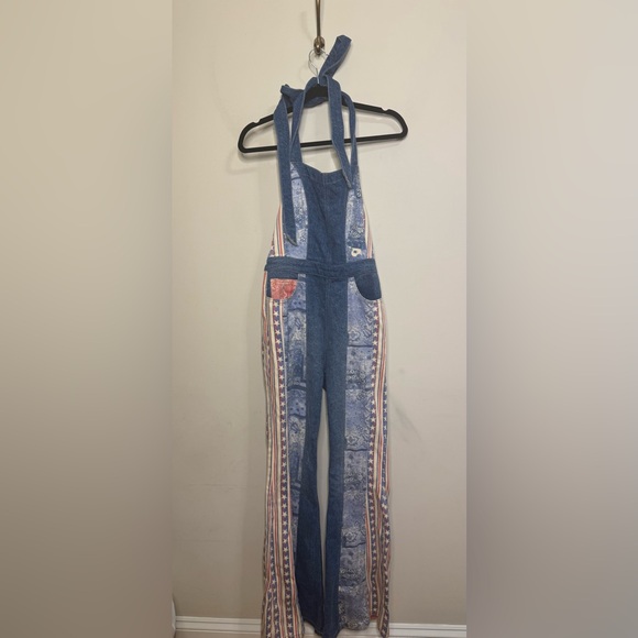 Free People Dallas Jumpsuit in Americana Combo - Picture 5 of 8